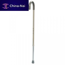 Walking stick with offset handle 10-65450height-adjustable