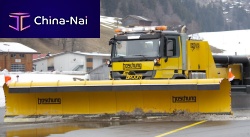 Wide snow-plow