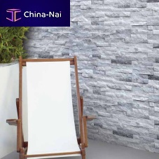 Natural stone wall cladding panel FACHALETA QUARTZ GRISinteriorexteriordecorative
