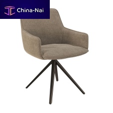 Contemporary chair Amsterdamindoorfabricsteel base