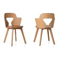 Contemporary chair Stammplatzindoorfabricleather