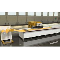 Compact materials handling module MHU