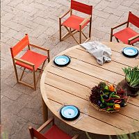 Contemporary chair ORSON 011outdoorBatyline®teak base