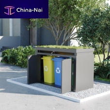 Commercial trash bin enclosure SMARThomefor officefor playground