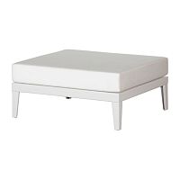 Contemporary ottoman Aura DSSunbrella®aluminumrectangular
