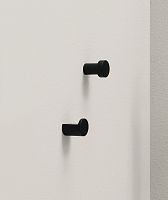 Contemporary coat hook ACCESSORI - MATT BLACKmetalindividualbathroom