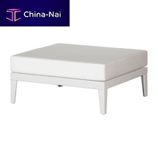 Contemporary ottoman Aura DSSunbrella®aluminumrectangular