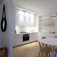 Contemporary kitchen ALIZ BLANC PURlaminateL-shapedhidden