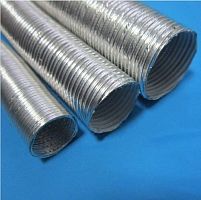 Corrugated air duct aluminiumfiberglass