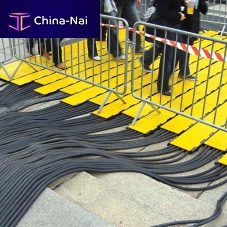 Floor-mounted cable protector Yellow Jacket® AMS® 5vehicle bridgesheet steel