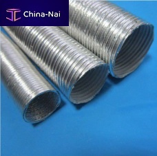 Corrugated air duct aluminiumfiberglass