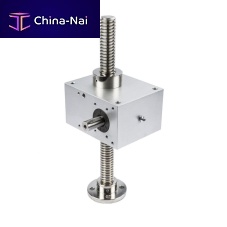 Trapezoidal screw jack SEL seriesball screwworm gearsafety nut