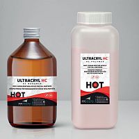 Acrylic dental material ULTRACRYL HCfor denture makingpowderliquid
