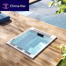 Built-in hot tub Lounge Divine Plusabove-groundrectangular3-seater