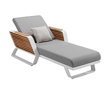Contemporary sun lounger WINGSunbrella®aluminumadjustable backrest