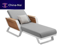 Contemporary sun lounger WINGSunbrella®aluminumadjustable backrest