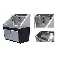 1-station surgical sink SSAK 400PWstainless steelknee-operated