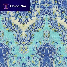 Upholstery fabric SEBLIST PRUSSIANdamaskcotton