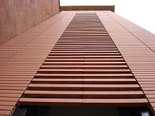 Terracotta solar shading TERRASHADEfor facade