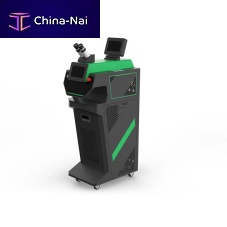 Laser welding machine HS-DJW200PLC-controlledon castersfor jewelry applications