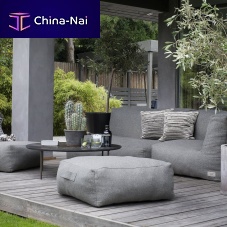 Contemporary pouf C-1fabricsquarewaterproof