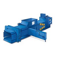 Horizontal baling press EO top-loadingfor paperfor waste