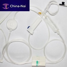 IV infusion set PVCwith drip chamberwith Y port