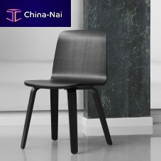 Contemporary chair JUSTindoorfabricoak