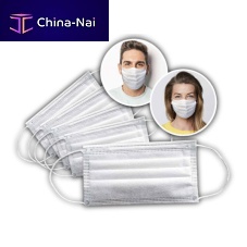 Latex-free protection mask half-maskadultbox of 50