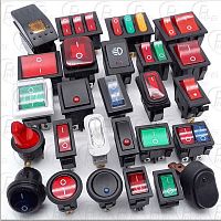 Rocker switch KCD1KCD3KCD4multipolemechanicallow-voltage