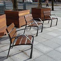Contemporary chair NEOBARCINOoutdoorcast aluminumcast aluminum base
