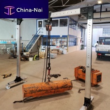 Mobile gantry crane for civil workstelescopicaluminum