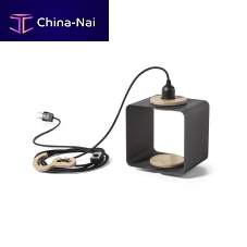 Pendant lamp LAMPANIAfloor-standingaluminumoak