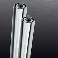 Slip-on conveyor roller ALFAPVCsteelstainless steel