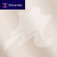 Aircraft cabin upholstery leather Milk C500021naturalplain