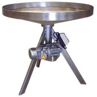 Motor-driven rotary table horizontalfor packaging linesfor the food industry
