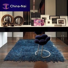 Contemporary stool Soshunvelvetpainted steel basecentral base