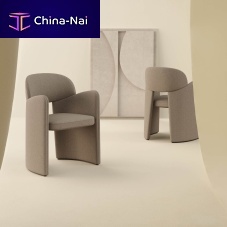 Contemporary chair BLANCA indoorfabricleather