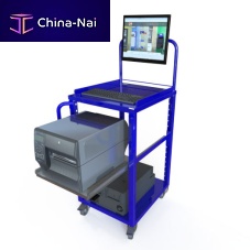 Data workstation MOBIRACKmobileheight-adjustable