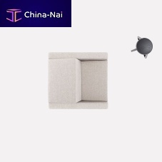 Contemporary armchair KEYPADwoolpolyesterhemp