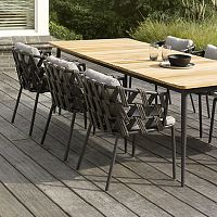 Contemporary chair LEOoutdoorfabricpolypropylene