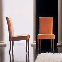 Traditional chair NIZZAleatherhomewithout armrests