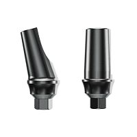 Titanium implant abutment ABUTMENTS AND PROSTHETICSinternal hexagonstraightangled