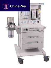 Trolley-mounted anesthesia workstation XA103-1with respiratory monitoringwith gas scavenging systemwith electronic gas mixer