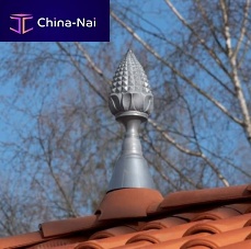 Metal finial POMME DE PIN VMZINC