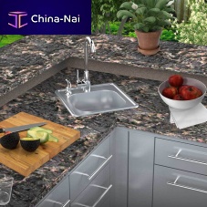 Single-bowl kitchen sink A-SS17without drainboardstainless steelovermount