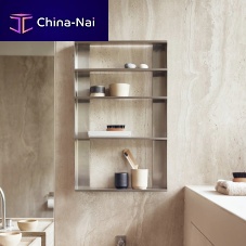 Wall-mounted shelf Taper contemporarystainless steelbathroom