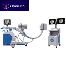 Mobile C-arm CRAY PRIMEwith video columnwith integrated video monitor