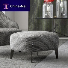 Contemporary pouf EMILIAfabricsquarefor hotel
