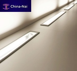 Recessed ceiling light fixture NASTER D49recessed wallrecessed floorLED